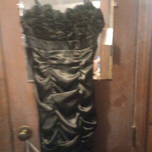 Large black prom dress